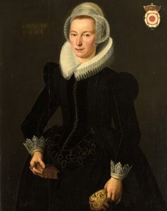 Ritratto di Grietje Adriaensdr Grootes (1588-1624) da Jacques Waben (attributed to)
