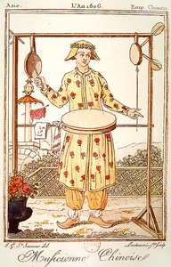 Musicista cinese, 1806