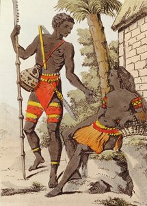 Uomo e donna delle isole Palau, 1805 da Jacques after Grasset de Saint Sauveur