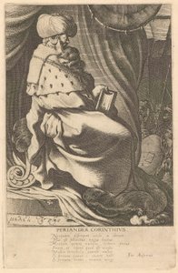 Periandro Corinzio, #7 dalla serie I Sette Saggi della Grecia da Jacques de Gheyn III