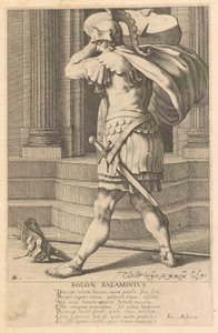 Solone Salaminio, #2 dalla serie I sette saggi della Grecia da Jacques de Gheyn III
