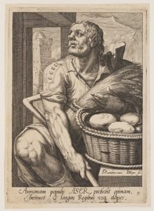 Asher, da I dodici figli di Giacobbe da Jacques de Gheyn II