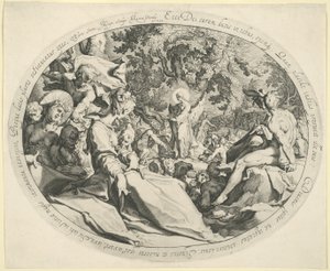 Il miracolo dei cinque pani da Jacques de Gheyn II