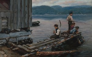 Pesca al molo da Jahn Ekenaes