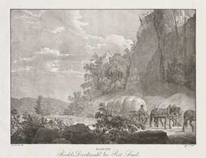 Baiern, Monumento di Riedel presso Post-Saal da Jakob Alt