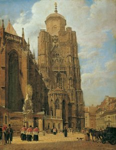 Il Duomo di Santo Stefano a Vienna da Jakob Alt