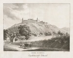 Nieder-Österreich, Monastero Benedettino di Göttweig, 1819 da Jakob Alt