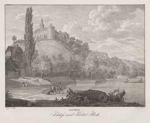 Sirmia, Castello e Monastero di Illock da Jakob Alt