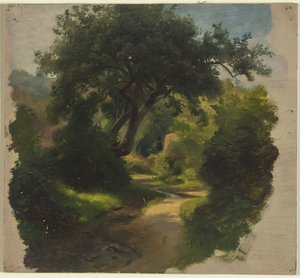 Sentiero nel bosco da Jakob Becker