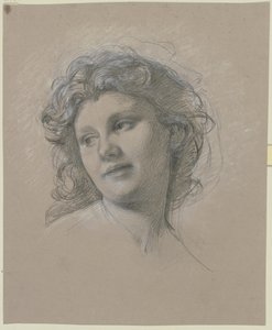 La testa di una ragazza