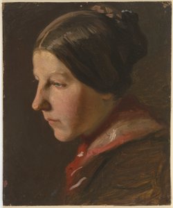 Ritratto di una contadina da Jakob Becker