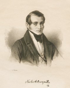 Ritratto del Compositore Norbert Burgmüller da Jakob Becker