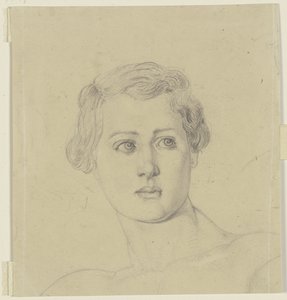 Testa di giovane uomo in primo piano da Jakob Becker