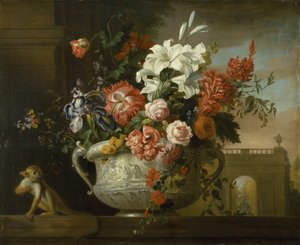 Natura morta con fiori in un