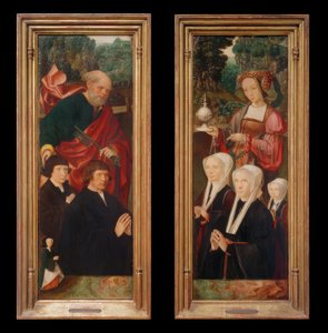 Figure dei donatori con San Pietro con chiave da Jakob Cornelisz