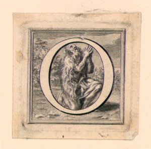 Lettera maiuscola decorata O