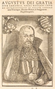 Augustus Hertzog di Sassonia da Jakob Lucius the Elder