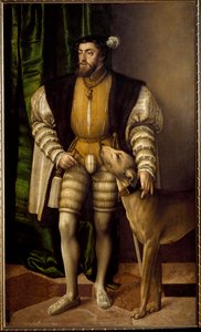 Ritratto di Carlo V Imperatore di Germania da Jakob Seisenegger