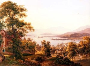 Veduta di Horgen sul Lago di Zurigo da Jakob Suter