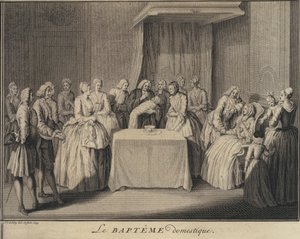 Un battesimo domestico da Jakob van der Schley