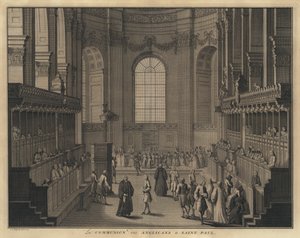 Comunione anglicana nella Cattedrale di San Paolo, Londra da Jakob van der Schley