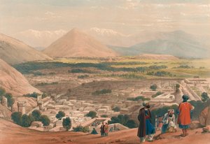 Il Balla Hissar e la città di Caubul, dalla parte superiore della cittadella da James (after) Atkinson