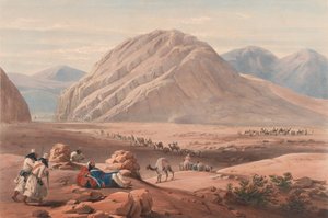 Vista della montagna Baba-Naunee, c.1839 da James (after) Atkinson