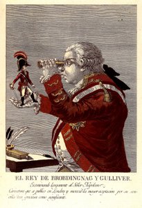 Il re di Brobdingnag e Gulliver da James (after) Gillray