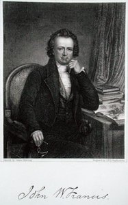 John W. Francis (1778-1861), inciso da John Francis Eugene Prud