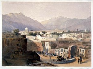 Interno della città di Kandahar dalla casa del Sirdar 