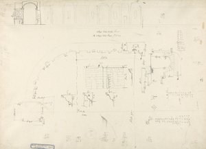 Dettagli del tempio sopra la sorgente a Zaghouan da James 1730 94 Bruce