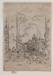 La Piazzetta da James Abbott McNeill Whistler