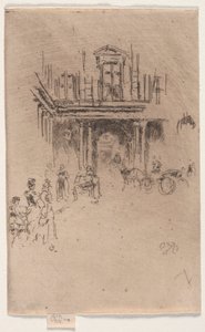 Un angolo del Palais Royal da James Abbott McNeill Whistler