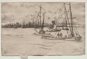 Amsterdam dal Tolhuis da James Abbott McNeill Whistler