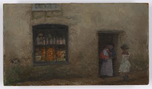 Una nota arancione: Negozio di dolci da James Abbott McNeill Whistler