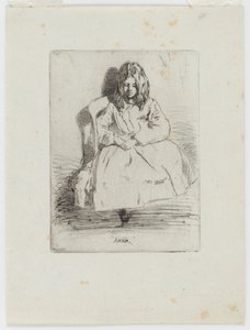 Annie seduta, 1858 da James Abbott McNeill Whistler
