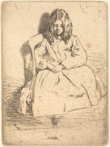 Annie seduta, 1858 da James Abbott McNeill Whistler