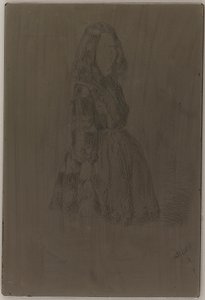 Anniie, 1857-1858 da James Abbott McNeill Whistler