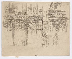 La bottega di stampa di Antony, Rue de Seine, c.1892-93