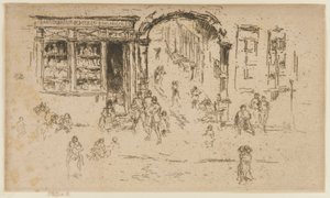 Arco, Bruxelles, 1887 da James Abbott McNeill Whistler