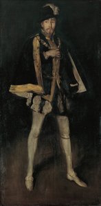 Disposizione in nero, n. 3: Sir Henry Irving come Filippo II di Spagna, 1876, rielaborato 1885 da James Abbott McNeill Whistler