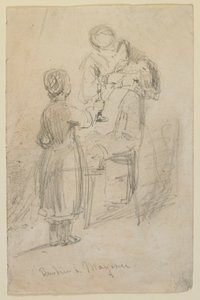 Barbiere a Magonza, 1858 da James Abbott McNeill Whistler