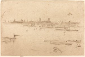 Battersea: Alba, 1875 da James Abbott McNeill Whistler