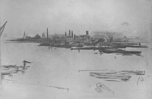 Battersea, alba, 1877, 1904 da James Abbott McNeill Whistler