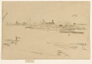 Mattina a Battersea, 1875 da James Abbott McNeill Whistler