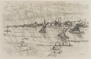 Battersea Reach, 1863 da James Abbott McNeill Whistler