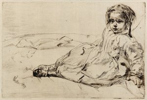Bibi Valentin, 1859 da James Abbott McNeill Whistler