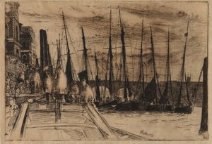Billingsgate, 1859 da James Abbott McNeill Whistler