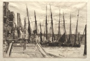 Billingsgate, 1859 da James Abbott McNeill Whistler