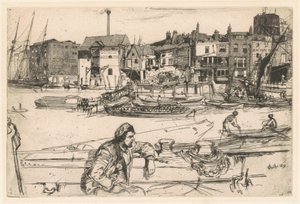 Black Lion Wharf da James Abbott McNeill Whistler